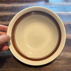 Vintage stoneware cereal bowl